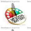 Pin para la ropa Battery Social